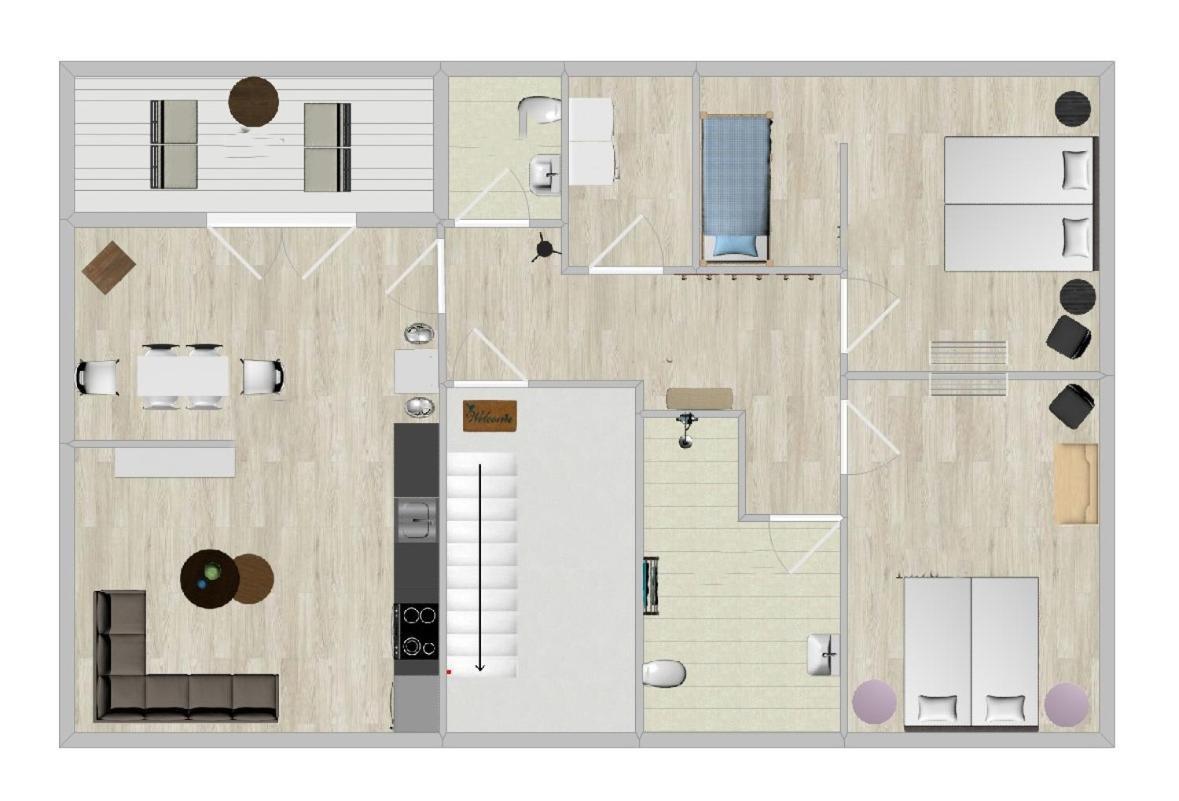 Schoenes Penthouse Duemmer See - Lembruch Hüde Esterno foto